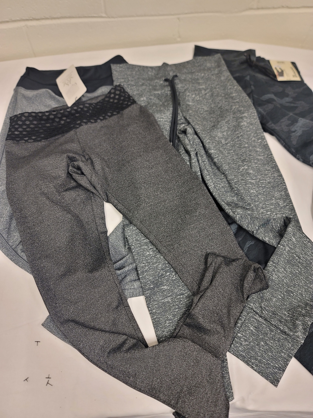 bebe sport Gray Heather High-Waist Active Legging/assorted Brsnds